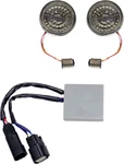 Custom Dynamics Smart Amber/red Led 1157 Bullet Turn Signals Harley 17-22 Flhx. Fixed Price $180.00.