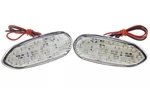 Clear Turn Signal For Suzuki Gsxr Led Light 600 1K 750 Mirror Block Off Marker. Fixed Price $15.00.