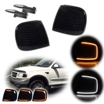 Smoke Led Front Corner Drl Turn Signal Lights Ford F150 Expedition 1999-2003. Fixed Price $69.99.
