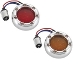 Arlen Ness Led Fire Ring Kit - Amber Lens Chrome Trim White Dual Filam. Fixed Price $109.88.