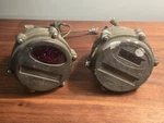 Vintage Military Tail Assemblies Blackout Lights Used Untested. Fixed Price $85.00.