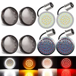 1157 Front & 1156 Rear Led Bullet Turn Signal Lights Smoke Lens Fit For Harley +. Fixed Price $17.44.