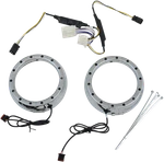 Custom Dynamics CDTB-45TR-3C Passing Lamp Trim Rings With White Drl And Led T.... Fixed Price $199.95.