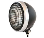 7" Custom Bottom Mount Motorcycle Headlight Black Chrome Grill Clear H4 Halogen. Fixed Price $79.95.