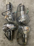 TL044-S Kapscomoto Turn Signals Chrome 2-WIRE For Custom Applications. Fixed Price $15.00.