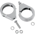 Drag Specialties Chrome Pair Front 49MM Turn Signal Fork Clamps Harley Davidson. Fixed Price $65.47.