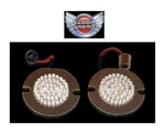 3" Led Flat Style Turn Signal Inserts For Harley Davidson GEN-200-R-1156-T New. Fixed Price $70.84.