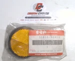 Nos Suzuki 1990-2004 Dr 650S Jr 80 Ds Front Reflector Yellow 35950-30910 Oem. Fixed Price $17.17.