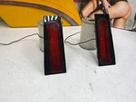Custom Dynamics Fillerz Facia Lights Red Blk. Fixed Price $99.95.