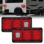 Nilight Led Triple Tail 2PCS Rectangle Red Stop Brake Turn Signals. Fixed Price $74.99.