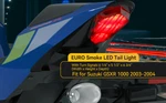 Integrated Led Taillight Turn Signals For Suzuki Gsxr 1000 2003-2004 Smoke V1. Fixed Price $28.60.