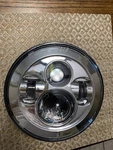 7" Led Chrome Headlight (daymaker Replacement) For Harley Touring & Softail. Fixed Price $99.00.