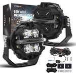 160W Led Driving Lights 3.5" Round Pod Spot Beam Off Road Auxiliary 9-32V. Fixed Price $122.89.