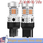 Auxito Front Led Rear Signal Turn Blinker Light Bulb No Hyper 7440 Amber 2/4X. Fixed Price $18.04.