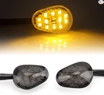 Flush Mount Motorcycle Turn Signals Led Light Blinkers Com Color: Smoked. Fixed Price $34.99.
