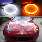 110MM White/amber Switchback Led Halo Ring Kit For Headlight Fog Retrofit. Fixed Price $31.09.