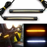 Fork Led Turn Signal Drl White Amber Mount Light Strips Harley Davidson Bmw. Fixed Price $8.99.