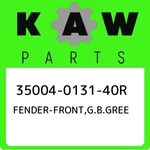 35004-0131-40R Kawasaki Fender-front,g.b.gree 35004013140R, New Genuine Oem Part. Fixed Price $364.20.