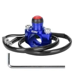 Cnc Universal Motorcycle Engine Stop Start Kill Switch Button With Blue. Fixed Price $19.22.