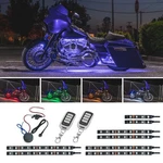 Ledglow 8PC Advanced Million Color Motorcycle Neon Accent Flex Light Kit. Fixed Price $89.99.