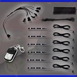 6X Rgb Motorcycle Led Light Kit Flexible Strips Atmosphere Lamp. Fixed Price $18.29.