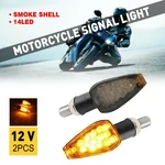 2PCS Led Motorcycle Turn Signals Indicator Blinker Lights Amber Smoked Lens 12V. Fixed Price $11.99.