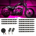 Ledglow 10PC Pink Motorcycle Neon Underglow Accent Flexible Lights Kit. Fixed Price $63.97.