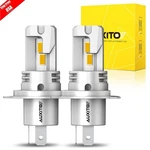 2X H4 9003 Led Headlight Bulbs High/low Beams 3000K Golden Yellow Dual Colors M6. Fixed Price $34.19.