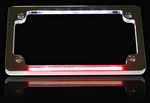 Custom Dynamics Red Brake Light Led Chrome Motorcycle License Plate Frame Harley. Fixed Price $99.95.