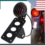 For Harley Chopper Bobber Tail Light Side Mount License Plate Bracket Motorcycle. Fixed Price $25.99.