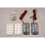 K&s Led Mini-marker Light, Rectangle, Chrome, Amber 25-9753. Fixed Price $30.94.