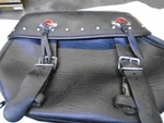 Harley Davidson Red Concho Classic Heritage Flstc Softail Leather Saddlebag Lh. Fixed Price $70.00.