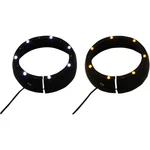 Custom Dynamics Passing Lamp Trim Rings With White Drl And Led Turn Signals - Bl. Fixed Price $211.95.